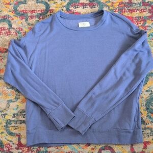 Offline By Aerie Soft Blue Long Sleeve Sweatshirt Small